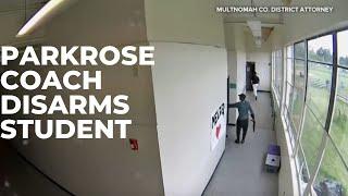 Watch: Parkrose High School coach disarms shotgun-carrying student