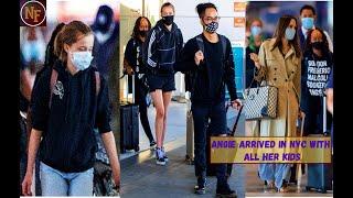 What a WONDERFUL Family! Angelina Jolie Arrived in NYC with ALL Her Kids