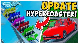 Theme Park Tycoon 2 UPDATE! New HYPERCOASTER, Color Trains & More!