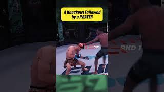   A Knockout That Ends in Prayer! #shorts #fighter #mma