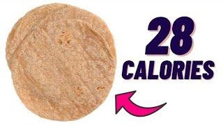 2 tortillas from 2 tablespoons of flour- low calorie bread recipe