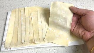 Lasagna sheets recipe | homemade lasagna sheets recipe