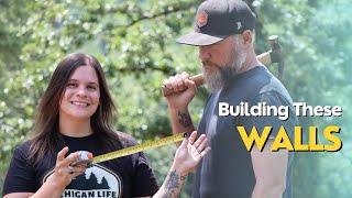 BUILDING these WALLS needed TO HAPPEN!  | New Skills | Shed To House Conversion