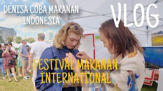 PACAR BULE COBA MAKANAN INDONESIA DI FESTIVAL MAKANAN INTERNATIONAL DI CEKO
