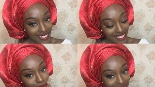 Easy Tutorial | How To Tie Your Own Sego Headtie 'Gele' With Perfect Pleats