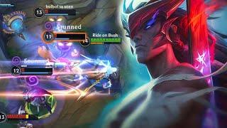 Wild Rift Yone Mid Lane Gameplay in Season 15 (Build & Runes)