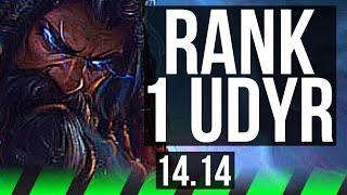 UDYR vs TALIYAH (JGL) | Rank 1 Udyr, 10/0/8, 2400+ games, Legendary | EUW Challenger | 14.14