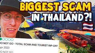 Visiting Thailand's BIGGEST Scam | Damnoen Saduak Floating Market