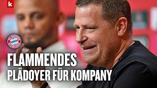 Kompany von Beginn an auf der Liste? Eberl verteidigt Trainersuche beim FC Bayern vehement