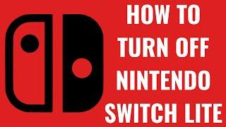 How to Turn Off Nintendo Switch Lite