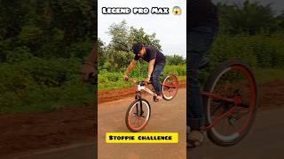 stoppie challenge noob to Pro  #cyclestunt #shorts #stoppie #viralvideo #ytshorts #mtbstunt #yt