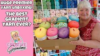 Huge Premier Yarn Unboxing - Wonderful Yarns & Great Deals  #makeitpremier