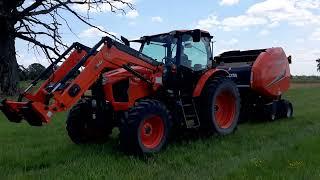 Kubota BV 4160 Baler  Kubota RA 2072 Rake