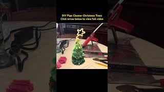 DIY Pipe Cleaner Christmas Trees click arrow to view full video ￼