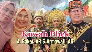 A, Bakar, AR  & Armawati, AR Kuwah Pliek di Acara Pesta Miswar & Dian