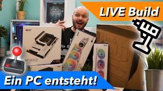 Wir BAUEN einen WHITE BUILD Gaming PC mit NZXT Hardware feat. H7 flow RGB | LIVE Tutorial