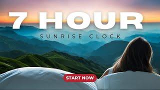 7 Hours Sleep: Sunrise Alarm Clock Video