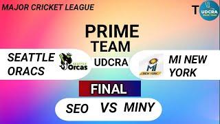 SEO VS MINY Fantasy Dream11 Prediction, SEO VS MINY Major Cricket League 2023,FINAL Match prediction