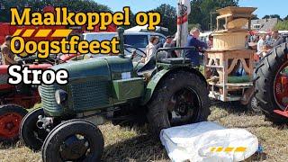 Oogsten, dorsen en malen... Oogstfeest Stroe.