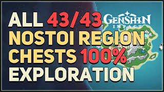 All Chests Nostoi Region 100% Exploration Genshin Impact 4.6