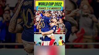 France vs Morocco Semi-Final FIFA World Cup 2022 Highlights #football #mabppe #shorts #viral 