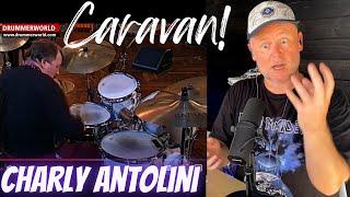 Drum Teacher Reaction: Charly Antolini - Caravan - The Big Drum Solo