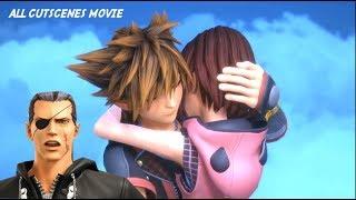 Kingdom Hearts 3 Remind DLC All Cutscenes Movie With ENDING