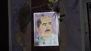Watercolor Potrait Dr. Shyama Prasad #potrait #artist #watercolor