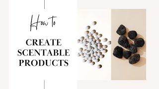 HOW TO: Make Ceramic Beads & Lava Rock Scentables | Product Ideas!