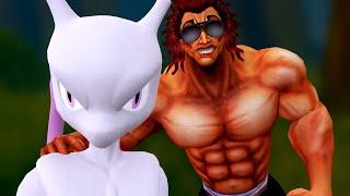 Yujiro and Mewtwo play pokemon