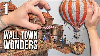 Wall Town Wonders | 1 | Little People Live On My Walls In This Amazing Mixed Reality City Builder