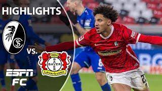 Kevin Schade's late goal powers Freiburg past Bayer Leverkusen | Bundesliga Highlights | ESPN FC