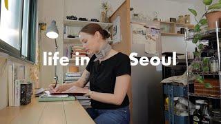 seoul vlog | practicing taking action, finding my dream apartment, book shopping, cooking & cleaning