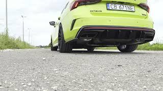 Skoda Octavia RS NX 2.0 TSI custom exhaust with valves SOUND and ACCELERATION