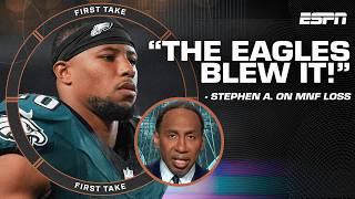 The Eagles BLEW IT! - Stephen A. reacts to Monday Night Football collapse to Falcons | First Take