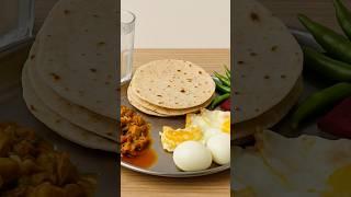 Jackfruit curry, eggs, roti — all Desi protein-packed!No talking, just pure ASMR #mukbang