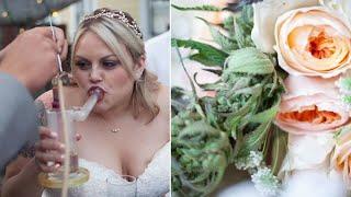 Couple throws high-class cannabis wedding