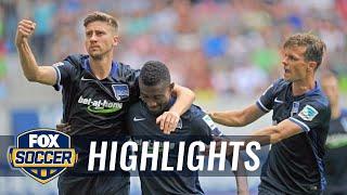 Kalou buries penalty for Hertha Berlin against FC Augsburg 2015–16 Bundesliga Highlights