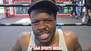 "F*CKIN GANGSTA" Greg Hackett reacts to Jaron Ennis 5th RD Knockout win over David Avaneysan