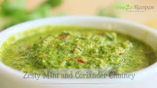 Mint and coriander chutney | eVeganRecipes