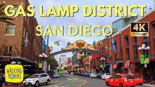 Gaslamp Quarter | San Diego Travel | Downtown San Diego | 4K Ultra HD Walking Tour