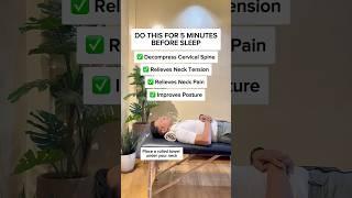 Decompress your cervical spine, relieve neck pain & improve your posture!