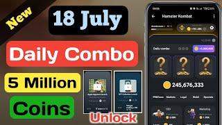 Hamster Kombat Daily Combo 18 July || 17th to 18th July || Hamster Daily Combo Today | Daily Combo 