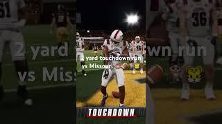 2 yard touchdown run vs Missouri ️ #collegefootball