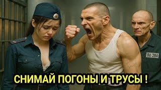 НАЧАЛЬНИК тюрьмы кинул МОЛОДУЮ ОХРАННИЦУ в камеру к ЗЕКАМ на всю ночь. А утром вернулся и ПОХОЛОДЕЛ