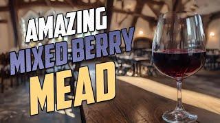 34 lbs of Honey & 24 lbs of Fruit = Amazing Berry Mead