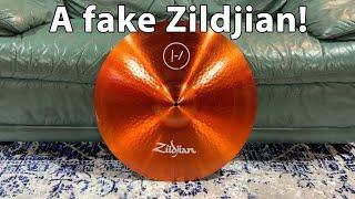 I found a bootleg Zildjian.