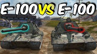 World of Tanks Blitz | E-100 vs E100