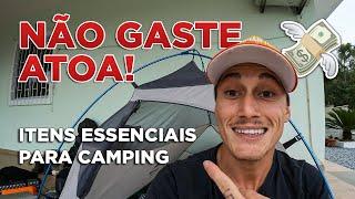  SÃO esses EQUIPAMENTOS que VOCÊ PRECISA para TREKKING e ACAMPAMENTO | NÃO GASTE ATOA | ECONOMIZAR