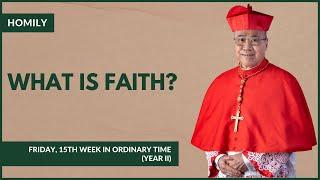 Faith and Our Relationship with the Lord - William Cardinal Goh (Homily - 19 Jul 2024)